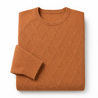 Cardigan Knit Pullover Relaxed Fit Orange – Product Photo