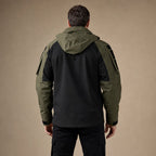 Coat Military Tactical Multi-Pocket Dark Green – Full Look