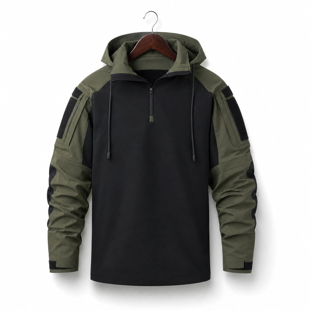 Coat Military Tactical Multi-Pocket Dark Green – Product Photo