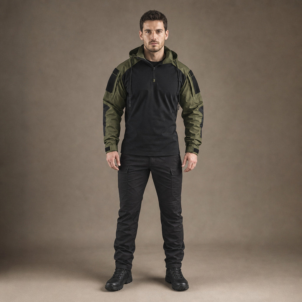 Coat Military Tactical Multi-Pocket in Dark Green – Tarlano Premium Menswear