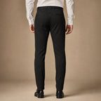 Dress Pants Striped Slim Fit Black – Full Look