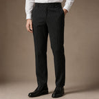 Dress Pants Striped Slim Fit Black – Product Photo