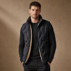 Sherpa Vest Water-Resistant Plush Lining Dark Gray – Product Photo