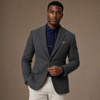 Herringbone Blazer Slim Fit Dark Gray – Product Photo