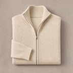 Knit Tracksuit Full Zip Beige Beige – Product Photo