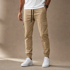 Cargo Pants Tapered Jogger Beige – Product Photo