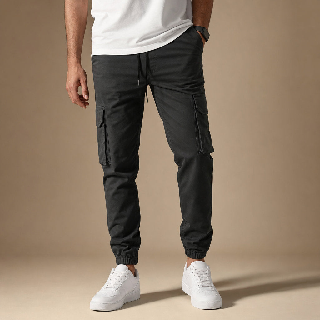Cargo Pants Tapered Jogger Black – Product Photo