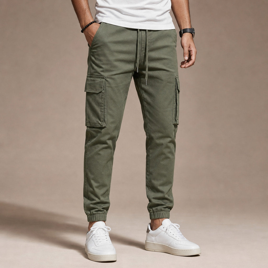 Cargo Pants Tapered Jogger Green – Product Photo