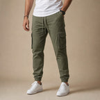 Cargo Pants Tapered Jogger in Green – Tarlano Premium Menswear