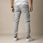 Cargo Pants Tapered Jogger Grey – Full Look