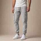 Cargo Pants Tapered Jogger in Grey – Tarlano Premium Menswear