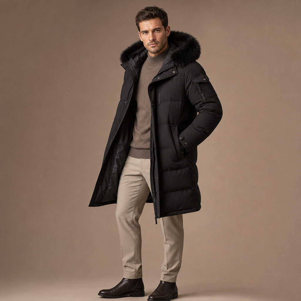 Belmont Parka – Side Angle View