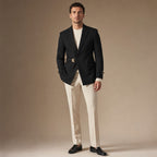 Blazer Half Lined Soft Suiting Black – Full Look