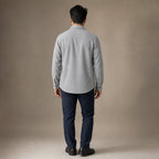 Overshirt Jacket Brushed Relaxed Fit Gray – Full Look