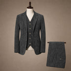 Waistcoat Suede Five Button Dark Grey – Product Photo