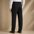Pinstripe Dress Trouser Straight Leg Black – Full Look