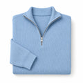 Cardigan Open Front Knit Relaxed Fit Blue – Product Photo