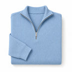 Cardigan Open Front Knit Relaxed Fit Blue – Product Photo