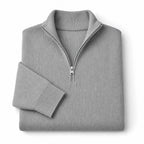 Cardigan Open Front Knit Relaxed Fit Gray – Product Photo