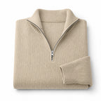 Cardigan Open Front Knit Relaxed Fit Khaki – Product Photo