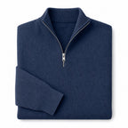 Cardigan Open Front Knit Relaxed Fit Navy Blue – Product Photo
