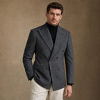 Blazer Wool Blend Tailored Fit Grey – Product Photo
