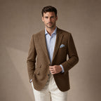 Blazer Herringbone Regular Fit Brown – Product Photo