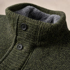 Graphic Hoodie Cotton Blend Relaxed Fit Green – Fabric and Detail Close-Up