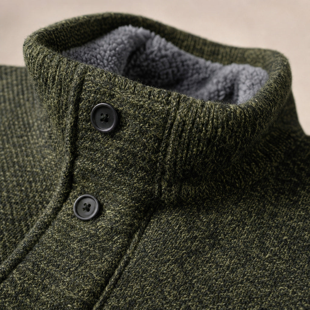 Graphic Hoodie Cotton Blend Relaxed Fit Green – Fabric and Detail Close-Up