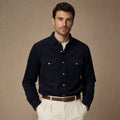 Camerota Corduroy Western Shirt Deep Navy – Product Photo