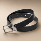 Leather Belt Vegetable Tanned Black – Product Photo