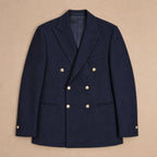 Blazer Half Lined Tailored Fit Navy – Flat Lay Product Photo