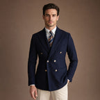 Blazer Half Lined Tailored Fit in Navy – Tarlano Premium Menswear