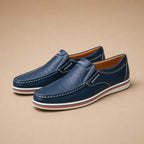 Leather Loafer Slip On Blue – Product Photo