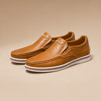 Leather Loafer Slip On Brown – Product Photo