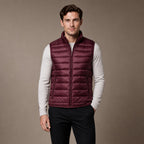 Puffer Vest Ultralight Sleeveless Insulated Wine – Product Photo