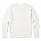 Cardigan Ribbed Knit Slim Fit White – Product Photo