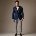 Dress Suit Shawl Collar Navy in Blue / Navy – Tarlano Premium Menswear