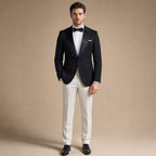Blazer Half Lined Black Black – Full Look