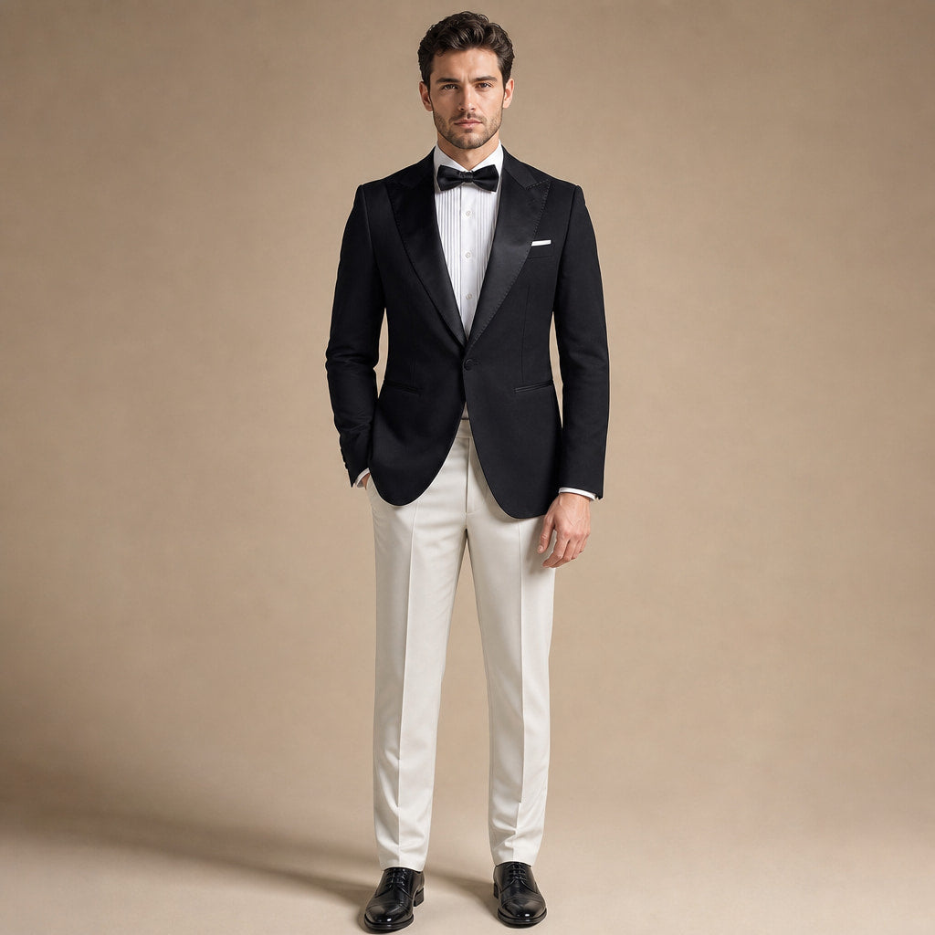 Blazer Half Lined Black Black – Full Look