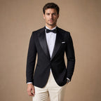 Blazer Half Lined Black in Black – Tarlano Premium Menswear