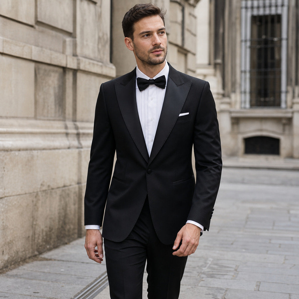 Blazer Half Lined Black Black – Styled Editorial Shot