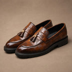 Tassel Loafer Leather Brown – Product Photo