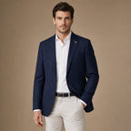 Slim Fit Blazer Navy Blue Navy Blue – Product Photo