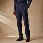 Dress Pants Pleated Front Striped in Navy – Tarlano Premium Menswear