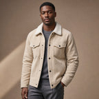 Corduroy Jacket Regular Fit in Beige – Tarlano Premium Menswear