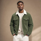 Corduroy Jacket Regular Fit Green – Product Photo