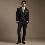 Three Piece Suit Slim Fit Formal Black – Product Photo