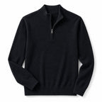 Coastal Knit Pullover Black – Product Photo