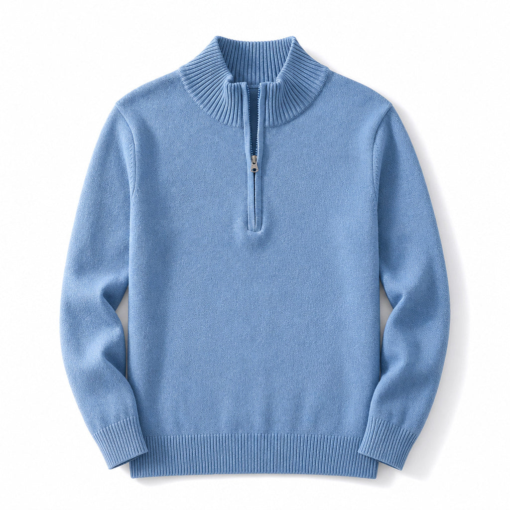 Coastal Knit Pullover Blue – Product Photo